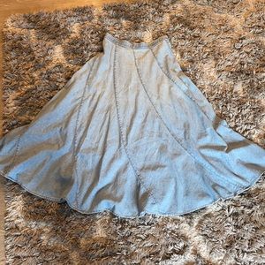 Vintage denim skirt